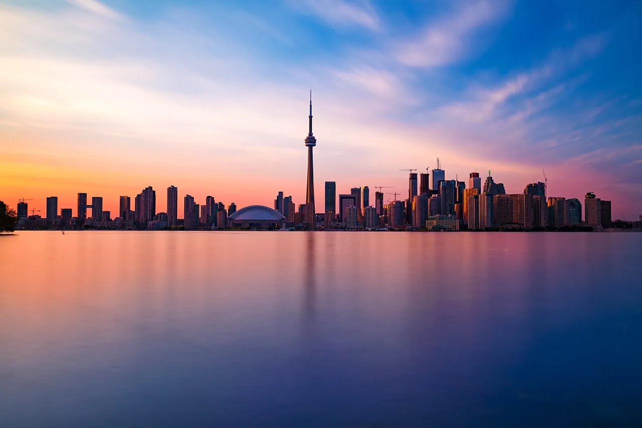 Toronto at dusk